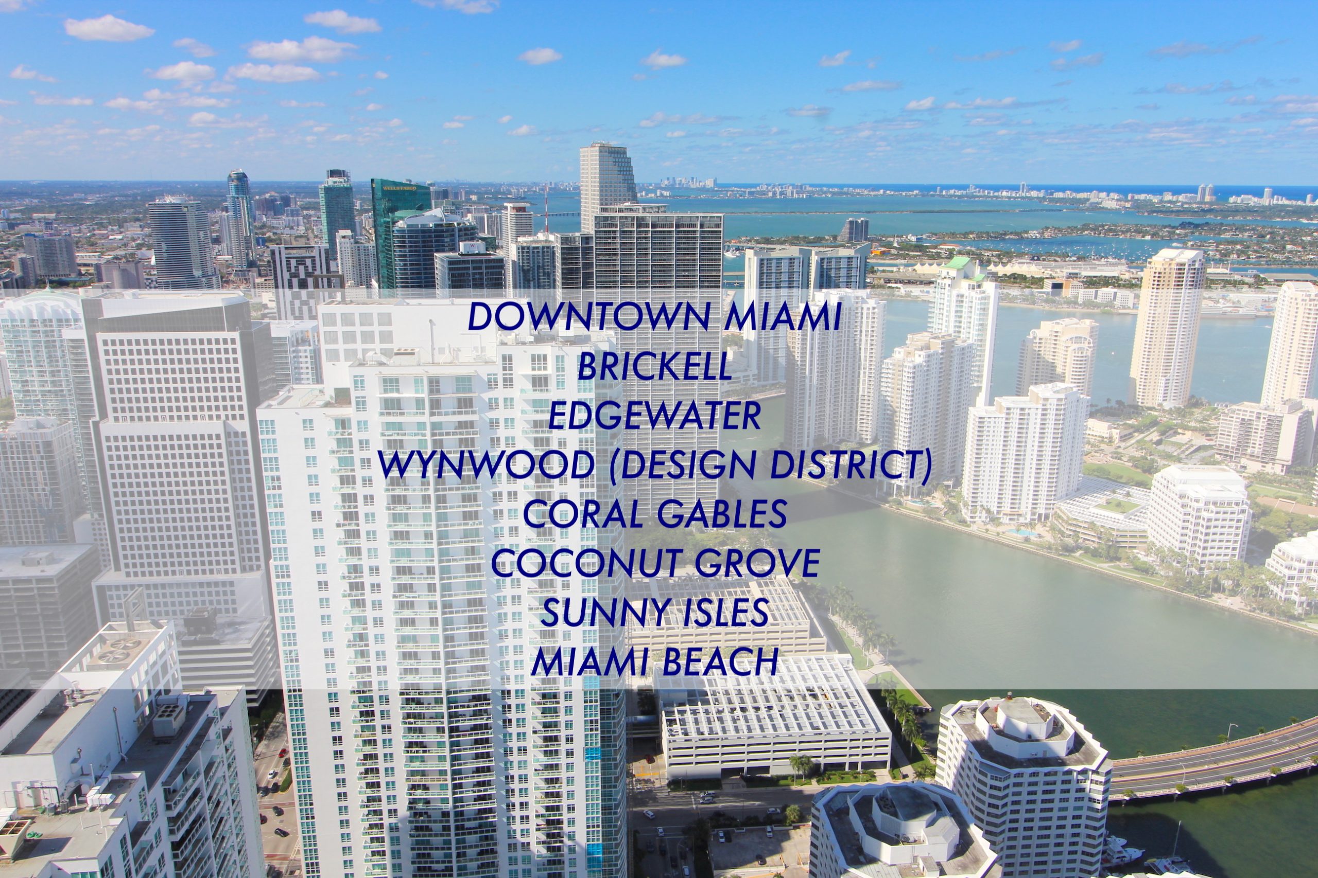 MIAMI SKYLINE (with Cities)